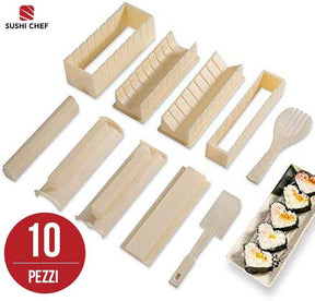 SUSHICHEF® – APPARECCHIO PER IL SUSHI, 10 PEZZI