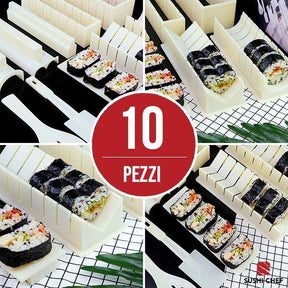 SUSHICHEF® – APPARECCHIO PER IL SUSHI, 10 PEZZI