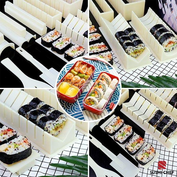 SUSHICHEF® – APPARECCHIO PER IL SUSHI, 10 PEZZI