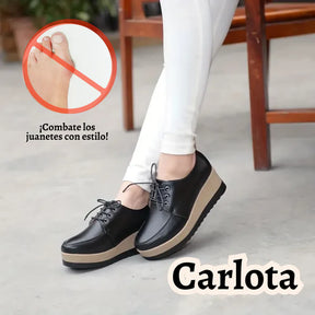 Scarpe in pelle con piattaforma - Carlotta®