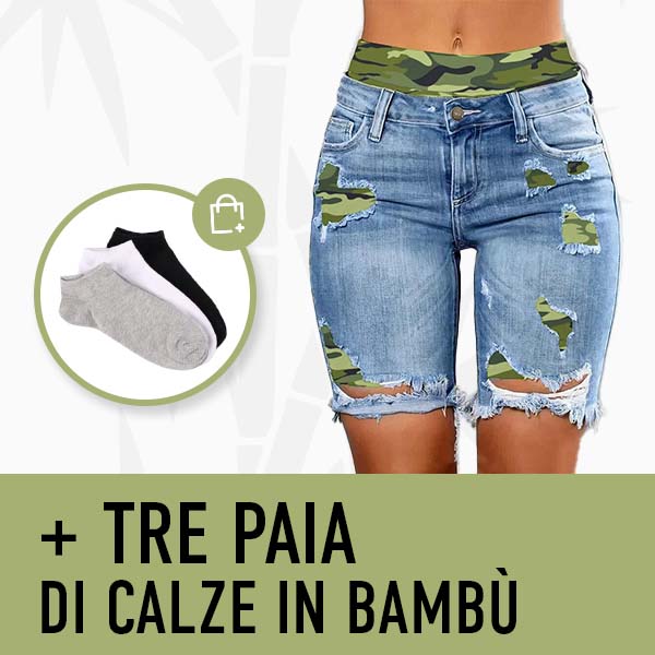 PATCHFUSION - PANTALONI CORTI DA DONNA